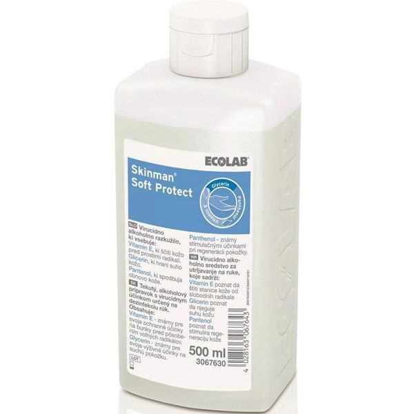  Dezinfectant de maini SKINMAN SOFT PROTECT, 500 ml|Medizone