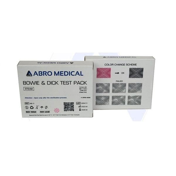 Teste autoclav Bowie&Dick Abro Medical|Medizone