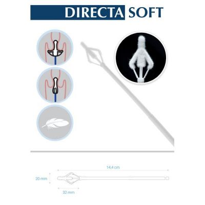 Periuta ginecologica Directa Soft, pentru col sensibil, 20x32 mm
